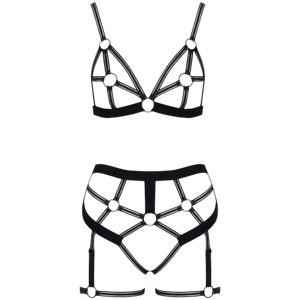 Sinful Cottelli Lingerie Harness Style Bra Set