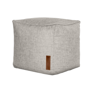 Sitzsack Shop Cube Sitzhocker in Leinen-Optik