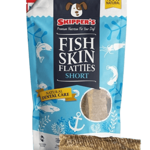 Skipper's Pet Products Fish Skin Flatties