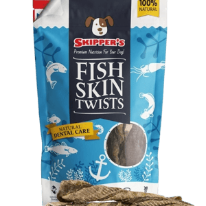 Skipper's Pet Products Fish Skin Twists