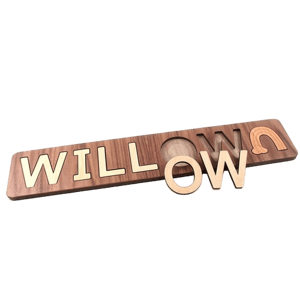 Smiling Tree Toys Spell Well Name Puzzle