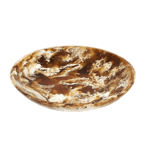 Snowe Home Resin Low Serving Bowl