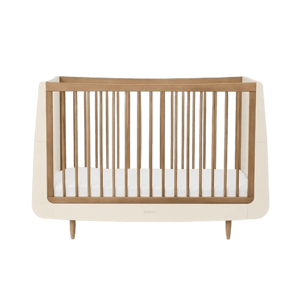 SnuzKot Skandi Cot Bed Cashmere & Walnut