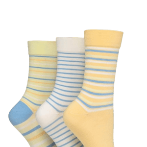 SockShop Womens Bamboo Plain & Stripe Socks