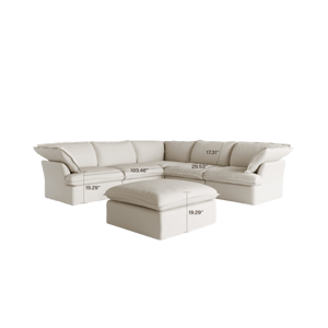 Sofie Home CloudComfort Modular Washable Luxe Sofa
