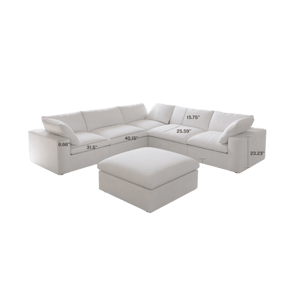 Sofie Home CloudComfort Modular Classic Sofa
