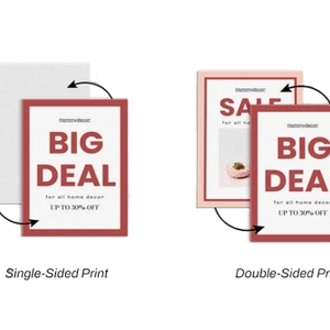 Square Signs Foam Board Signs