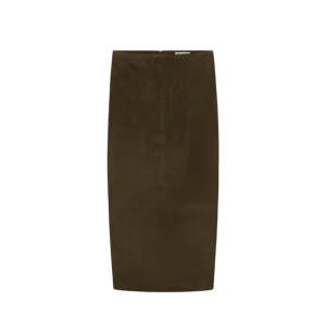 St. Agni Suede Column Skirt