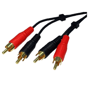 TV Cables Twin RCA to RCA Audio Cable 3m