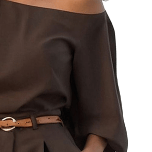 StyleWe Urban Plain Ballon Sleeve Blouse