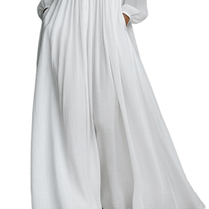 StyleWe Cotton Linen Maxi Dress
