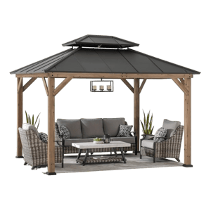 SUNJOY 10 x 12 ft Wood
