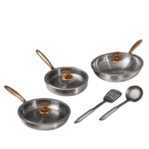 Taima Titanium TAIMA Pure Titanium Signature Pan Complete Set 8 Piece