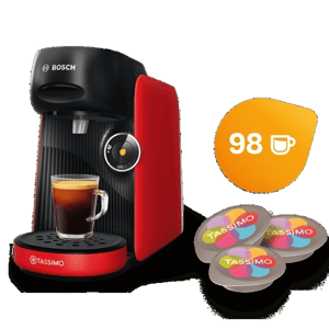 Tassimo Finesse Roja + 8 packs Los Favoritos