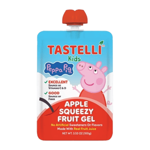 Tastelli Kids Peppa Pig Squeezy Fruit Gel