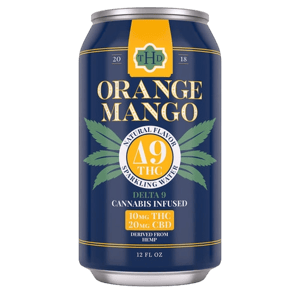 The Hemp Division Orange Mango Sparkling Water