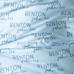 The Little Lemons Company Personalized Name Blanket