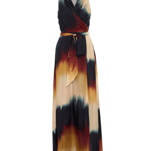 THEO The Label Klotho Print Maxi Dress