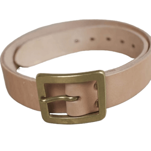 Those That Know The Strike Gold Italian Leather Belt - Tan
