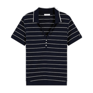Tommy Hilfiger Regular Fit Henley-Poloshirt aus Piqu&eacute;