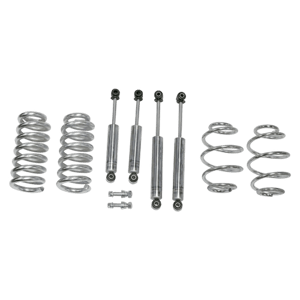 Touring Tech Performance Shocks and Lowering Springs 2.0 Inch Front/5.0 Inch Rear Chrome