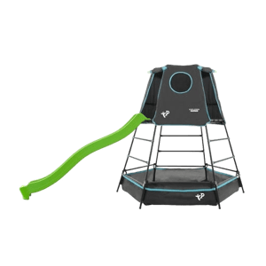 TP Toys Explorer Metal Climbing Frame Set and Ripple Slide Black Edition