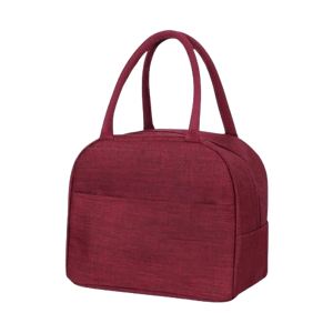 travelbagsmall 3P Experts 3P-LUNCHBAG-WRED Insulated Oxford Lunch Tote