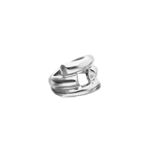 UNOde50 Ring with Four Intertwined Organic Shapes