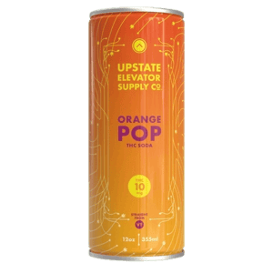 Upstate Elevator THC Orange Pop Soda