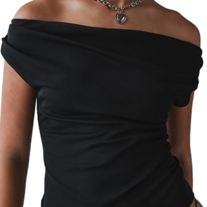 Urban Outfitters Fia Off-The-Shoulder Crop Top