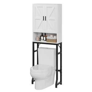 USHOWER Stokado Series Over the Toilet Storage Cabinet White
