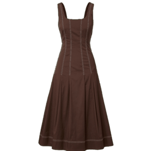 Veronica Beard Jolie Cotton Poplin Midi Dress