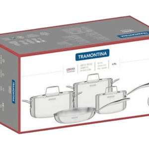 Via Inox Jogo de Panelas Tramontina Grano