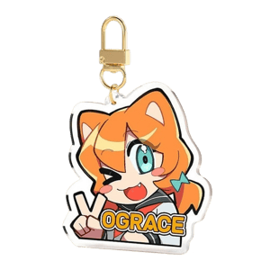 Vograce Custom Clear Acrylic Keychains