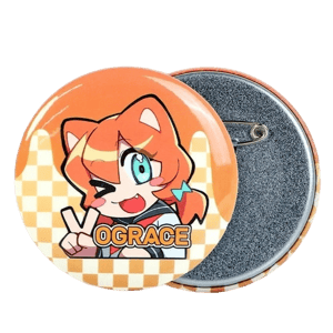 Vograce Custom Round Button Pins