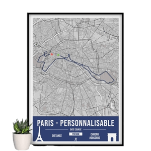 Wall of Fame Paris Marathon Personnalisable