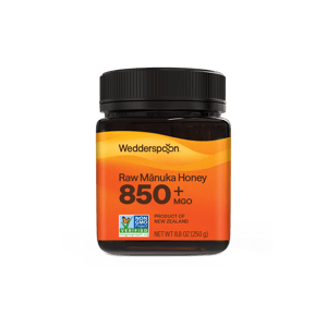 Wedderspoon Organic Raw Mānuka Honey MGO 850+
