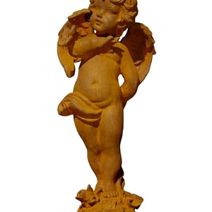 Weston Table Cherub Cast Iron Garden Statue