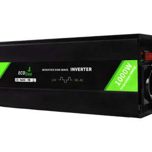 Wetona EcoLine Onduleur 12V vers 230V &ndash; 1000W Onde Sinuso&iuml;dale Modifi&eacute;e