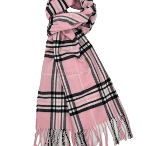 Wholesale Scarves USA Woven Classic Scarf Pink 12-pack