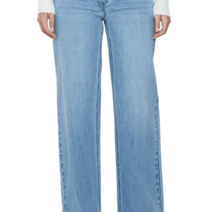 YMI JEANS Women's Luxe Asymmetrical Wide Leg Jeans