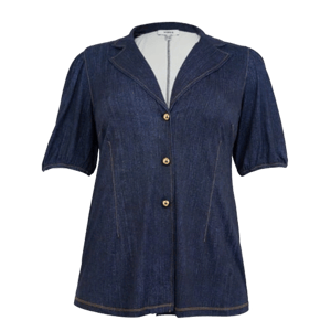 YOEK Blazer puffsleeve DENIM DOLCE