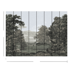 York Wallcoverings Morning Light Scenic Pastures