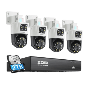 Zosi Technology C298 Dual-Lens PT PoE Camera System