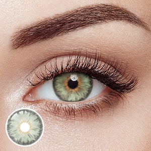Siri Green Prescription Yearly Contact Lenses