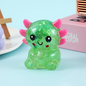 Alibaba Sequined Maltose Sitting Salamander Squeezable Toy
