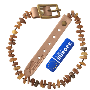 Hunde Bernsteinkette SuperFlex