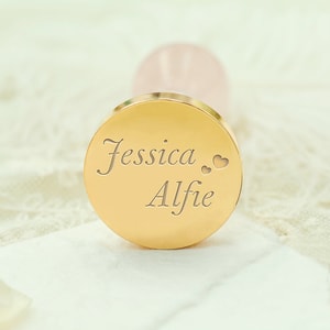 Minimalist Name Custom Wedding Wax Seal Stamp (9 Designs)