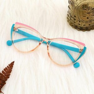 April Champagne Cat Eye Glasses
