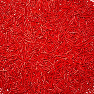 Red Decorettes / Sprinkles / Jimmies